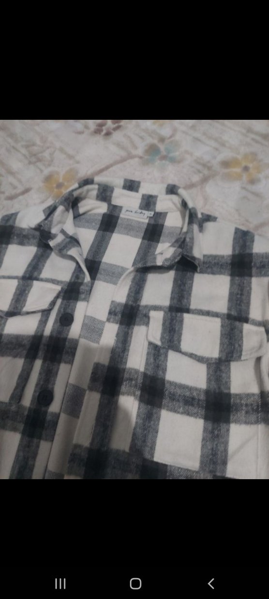 Gri Ekoseli Uzun Kollu Pamuklu Gömlek - Görsel 3