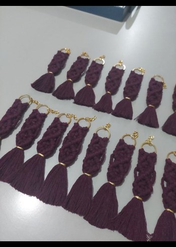 Makrome Anahtarlik - Görsel 2