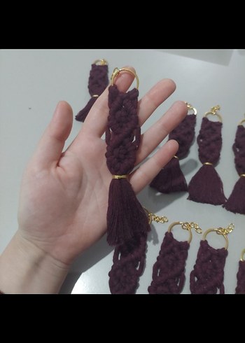 Makrome Anahtarlik - Görsel 3