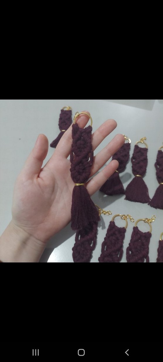 Makrome Anahtarlik - Görsel 3