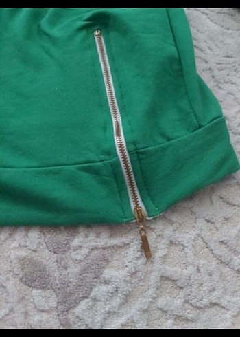 Yeşil Baskılı Kadın Sweatshirt - Görsel 2