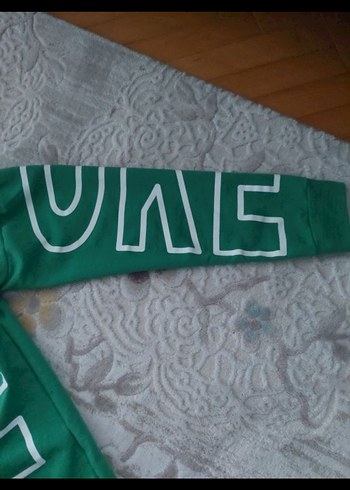 Yeşil Baskılı Kadın Sweatshirt - Görsel 3