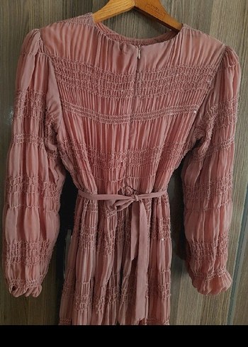 Pembe tesettür Elbise eminoş butik - Görsel 4