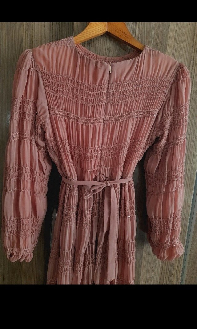 Pembe tesettür Elbise eminoş butik - Görsel 4