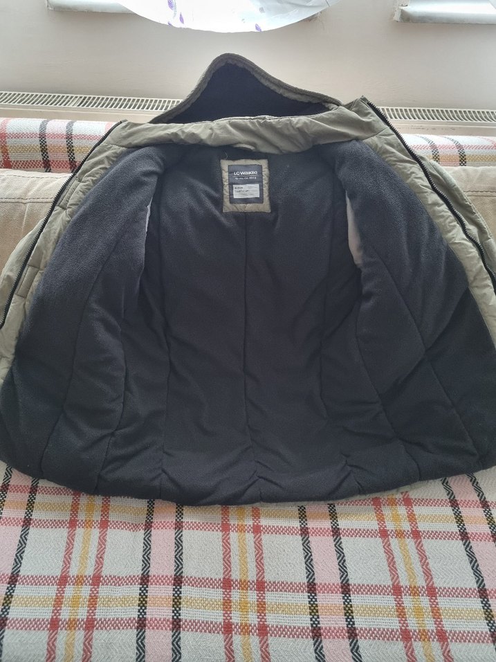 Erkek Çocuk Siyah Deri Ceket mont - Görsel 4