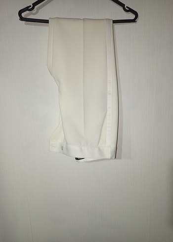 ZARA Ekru/Krem Blazer Ceket Pantolon Takım  Şık & Özel Günlük - Görsel 3