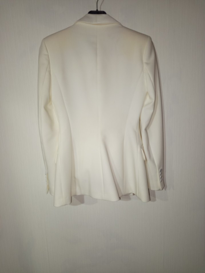 ZARA Ekru/Krem Blazer Ceket Pantolon Takım  Şık & Özel Günlük - Görsel 2