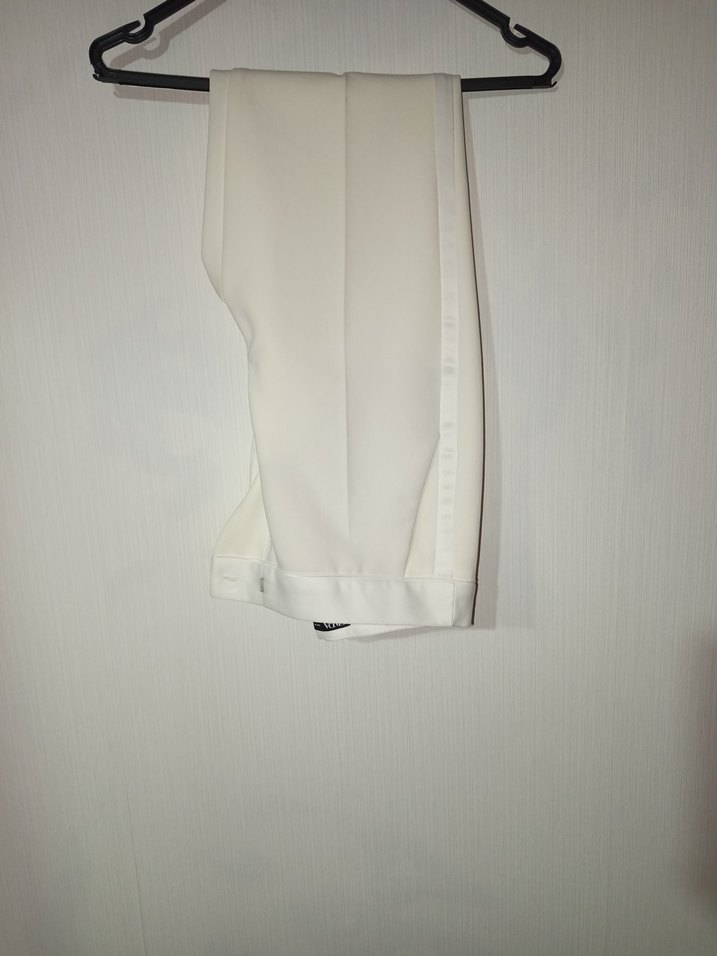 ZARA Ekru/Krem Blazer Ceket Pantolon Takım  Şık & Özel Günlük - Görsel 3