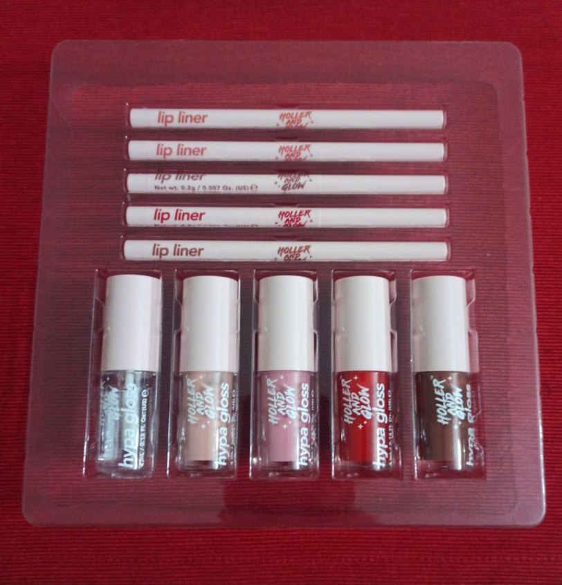 10'lu Pembe Dudak Kalemi ve Parlatıcı Seti - Görsel 2