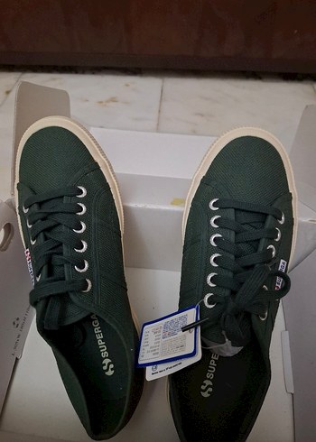 Yeşil Spor Ayakkabı Kadın Sneakers - Görsel 4