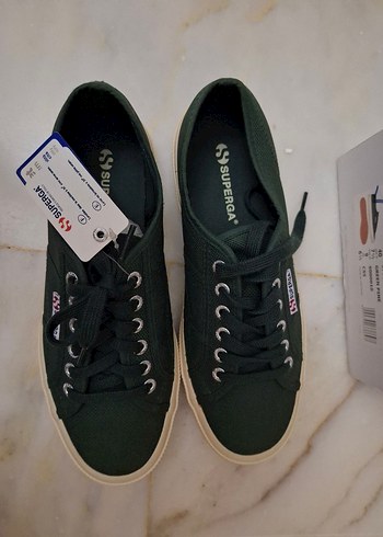 Yeşil Spor Ayakkabı Kadın Sneakers - Görsel 3