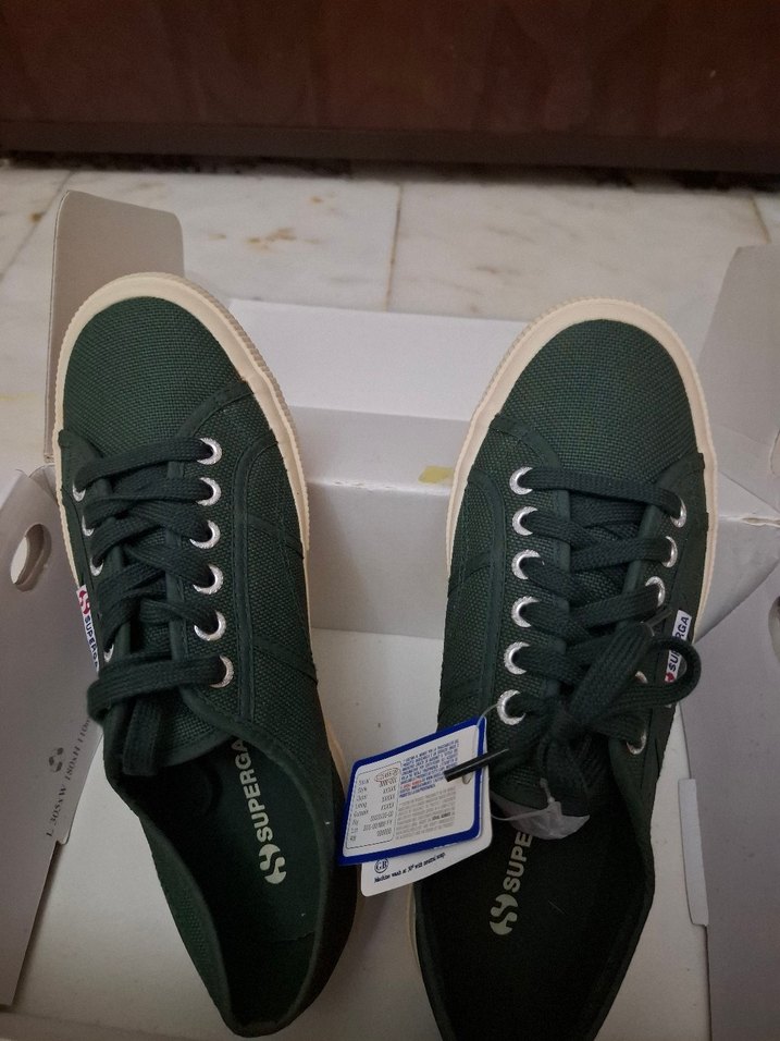 Yeşil Spor Ayakkabı Kadın Sneakers - Görsel 4