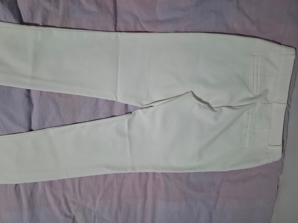 Beyaz Kadın Kumaş Pantolon - Görsel 3