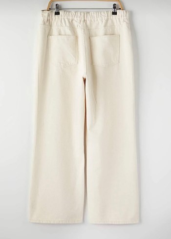 büyük beden widge leg geniş paça pantolon - Görsel 3