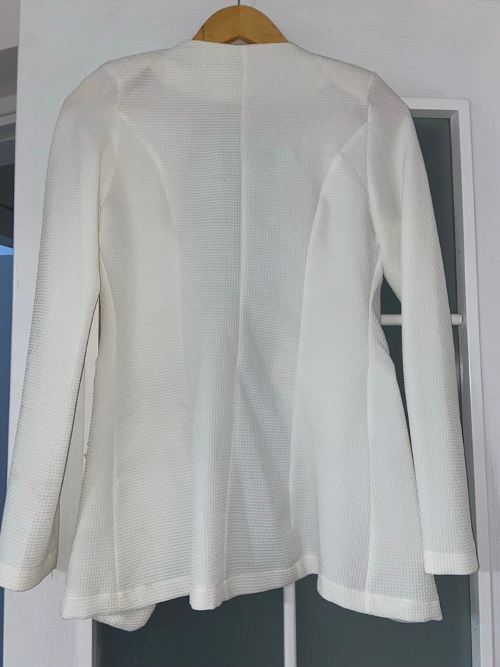 Beyaz Kadın Ceket - Görsel 3