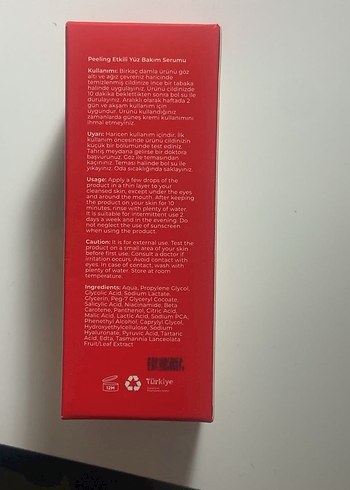 She Vec. Red of Love Peeling Losyon 30 ml - Görsel 3