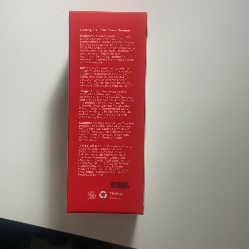 She Vec. Red of Love Peeling Losyon 30 ml - Görsel 3