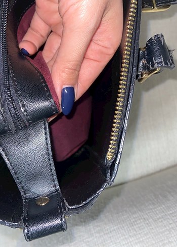 Luvi Siyah Çanta - Görsel 7