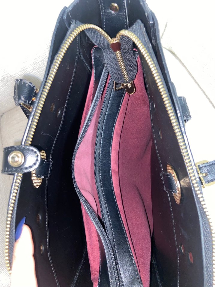 Luvi Siyah Çanta - Görsel 5