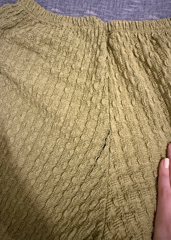 Kadın Fit Kesim Straplez Triko Tulum - Görsel 4