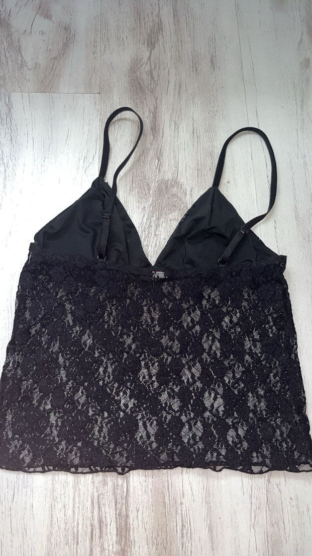 Siyah Dantel crop - Görsel 2