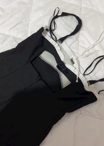 Siyah  Mini Elbise - Görsel 2