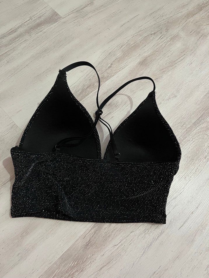 Kadın parlak görünümlü Balensiz Bralet - Görsel 2