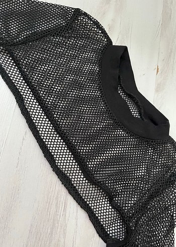 Siyah Uzun Kollu fileli  Bolero - Görsel 2