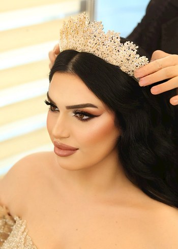 Bej Drapeli Straplez Uzun Kollu Nişan Elbisesi - Görsel 3