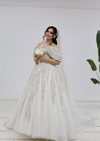 Özel dikim Straplez Prenses Gelinlik - Görsel 4