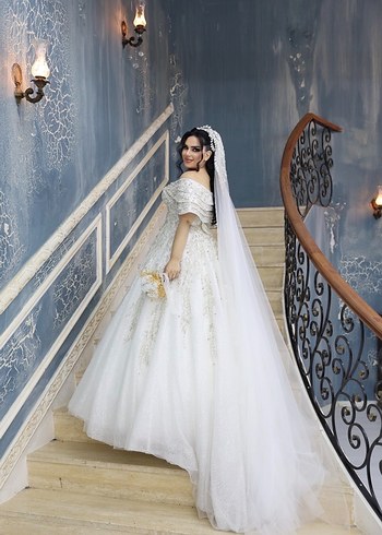 Özel dikim Straplez Prenses Gelinlik - Görsel 2