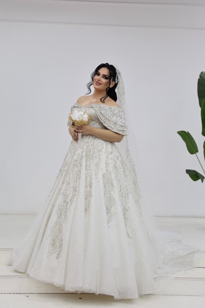 Özel dikim Straplez Prenses Gelinlik - Görsel 4