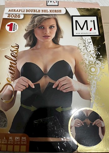 Bej Dikişsiz Göğüs Korsesi Midi Boy - Görsel 3