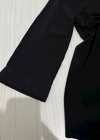 Siyah Salaş Kadın Midi Blazer - Görsel 3