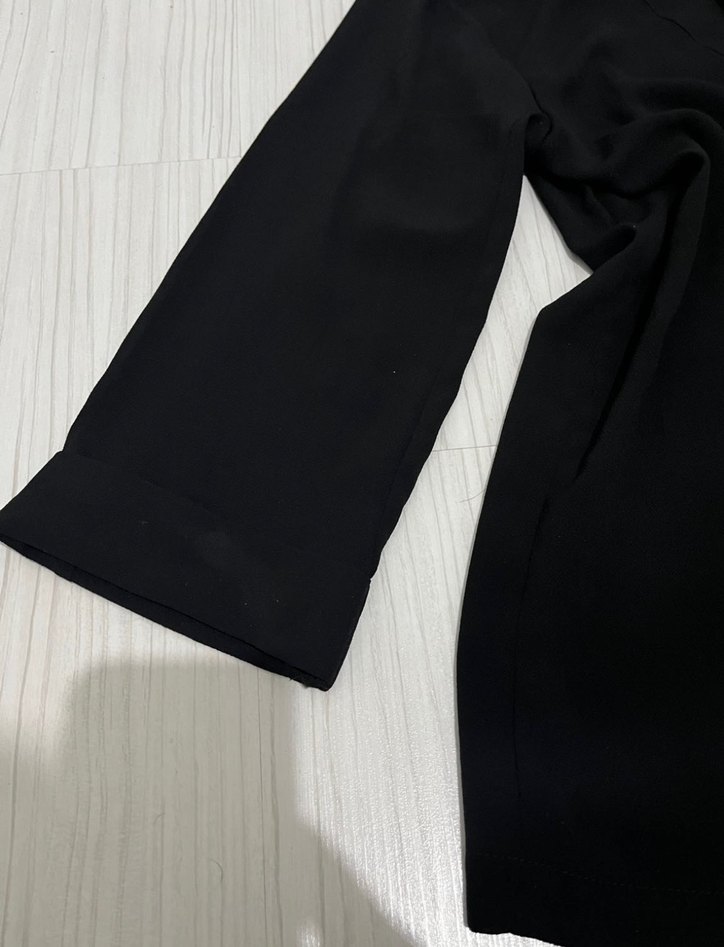 Siyah Salaş Kadın Midi Blazer - Görsel 3