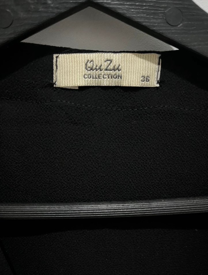 Siyah Salaş Kadın Midi Blazer - Görsel 2