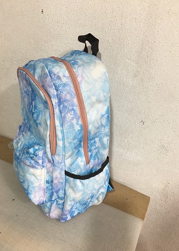 Pastel Mavi Çocuk Okul Çantası - Görsel 5