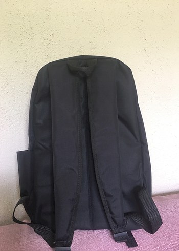 Siyah Fermuarlı Okul Sırt Çantası - Görsel 2