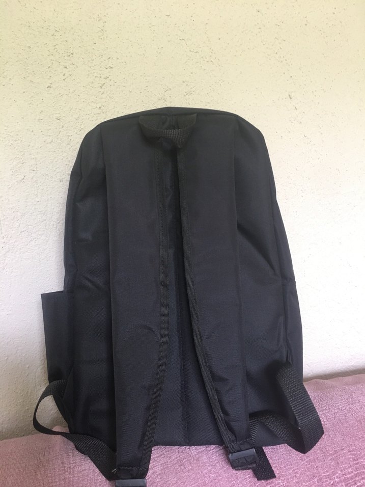 Siyah Fermuarlı Okul Sırt Çantası - Görsel 2