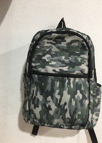 Kadın Gri Kamuflaj Sırt Çantası - Görsel 4