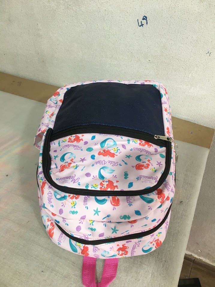 Çok Renkli Deniz Kızı Desenli Çocuk Sırt Çantası - Görsel 4
