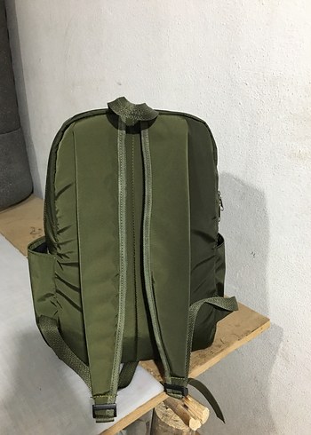 Kadın Kamuflaj Desenli Yeşil Sırt Çantası - Görsel 3