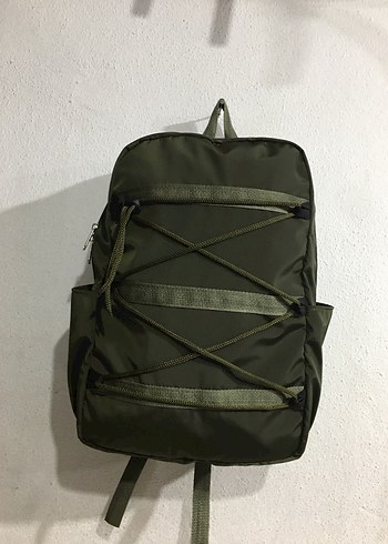 Kadın Kamuflaj Desenli Yeşil Sırt Çantası - Görsel 5