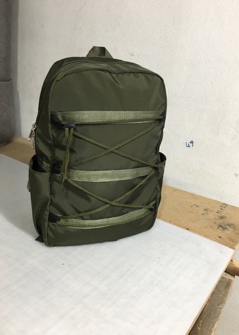 Kadın Kamuflaj Desenli Yeşil Sırt Çantası - Görsel 4