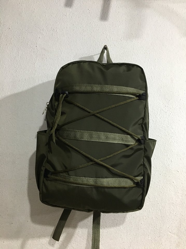 Kadın Kamuflaj Desenli Yeşil Sırt Çantası - Görsel 5