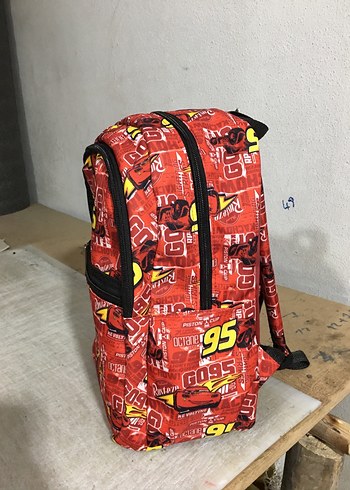 Renkli Kırmızı Çocuk Okul Çantası - Görsel 2