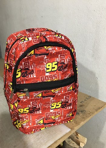 Renkli Kırmızı Çocuk Okul Çantası - Görsel 5