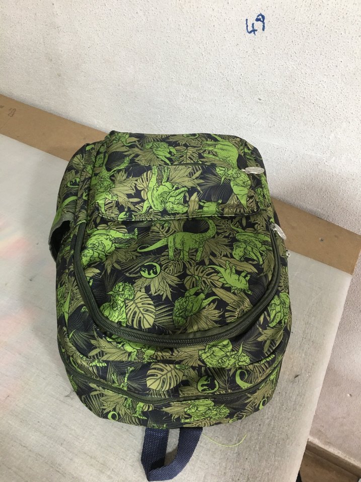 Renkli Desenli Yeşil Çocuk Okul Çantası - Görsel 4