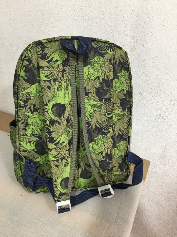 Renkli Desenli Yeşil Çocuk Okul Çantası - Görsel 5