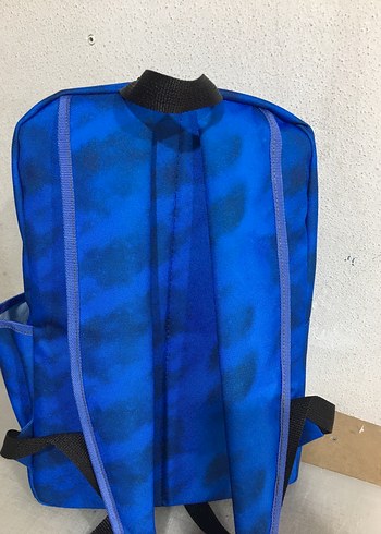 Mavi Batik Desenli Okul Çantası - Görsel 2